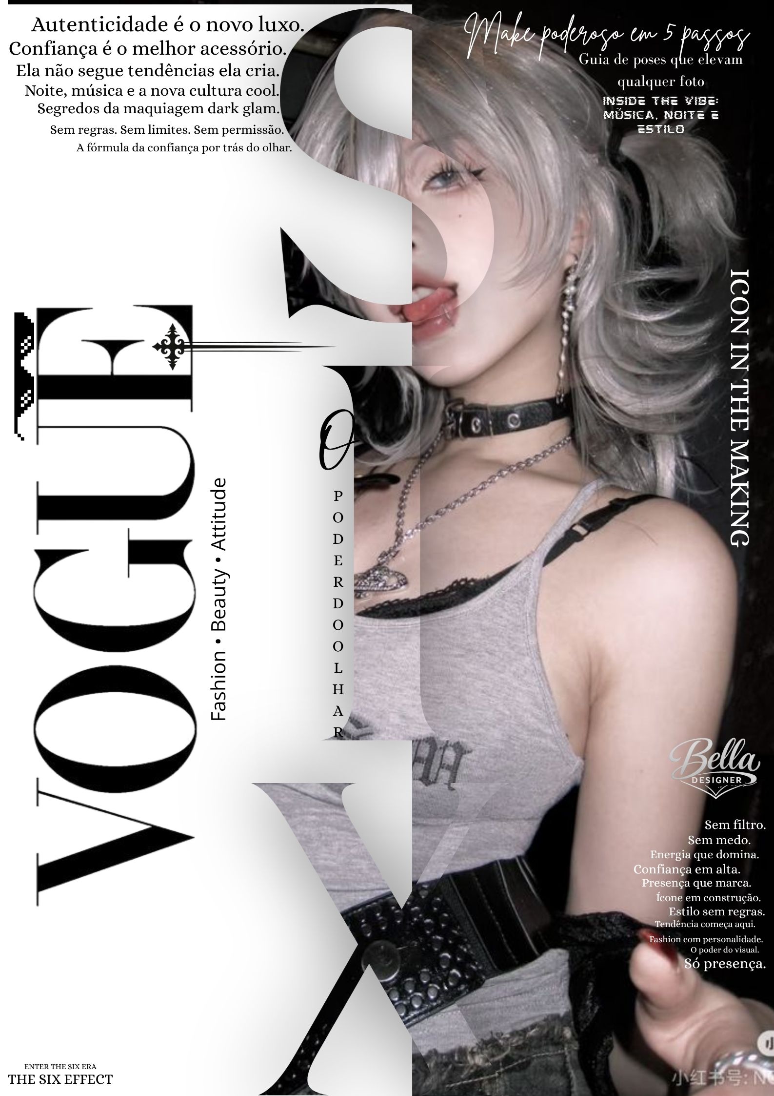 Segunda capa de revista criada pela SB Works